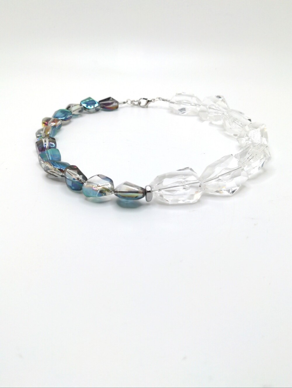 381MIDALANE Crystal Lucite Choker